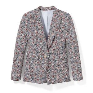 LOFT Multicolor Floral Blazer